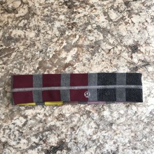 Lulu Lemon Athletica striped headband